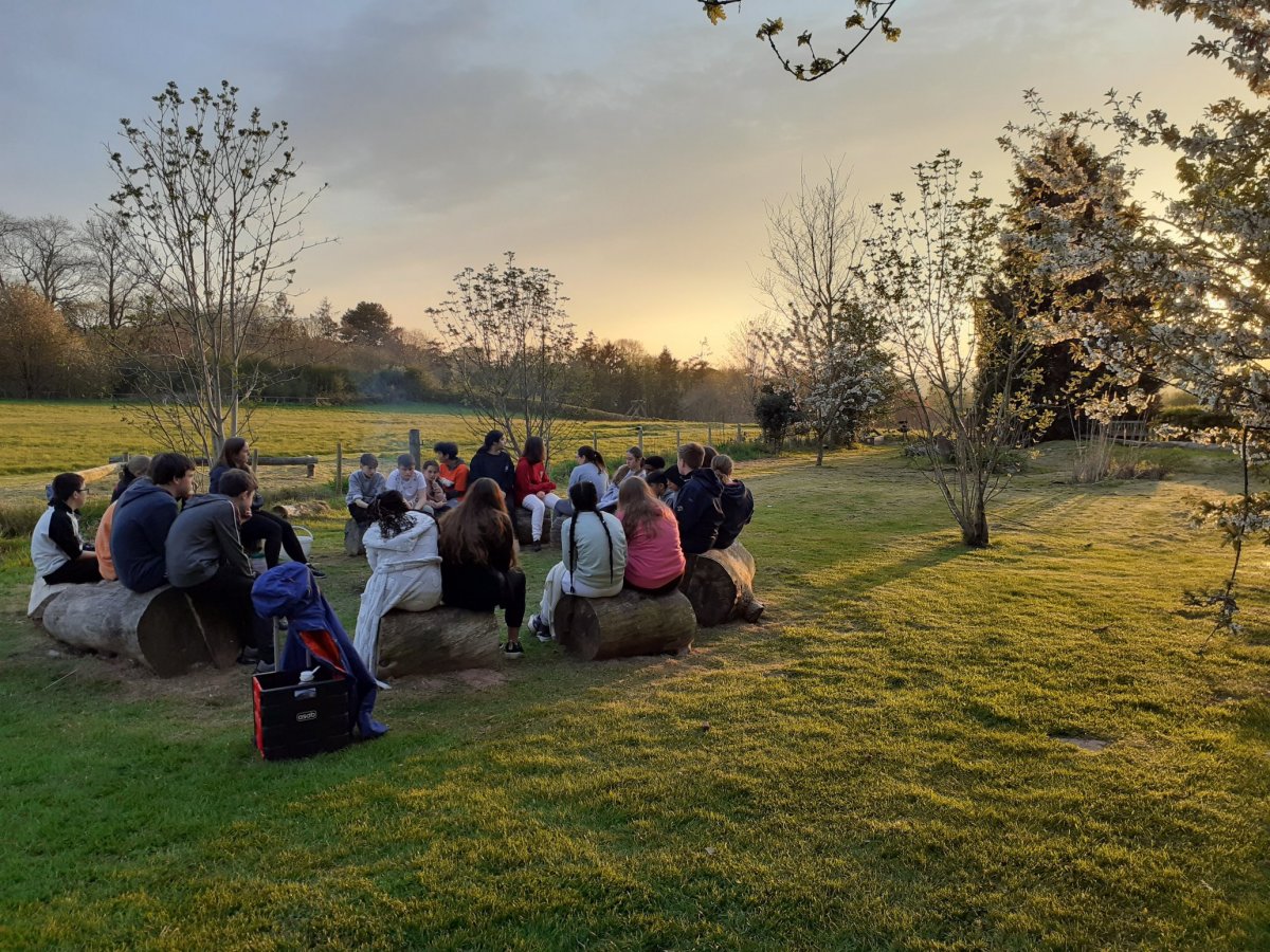 A group in the grounds